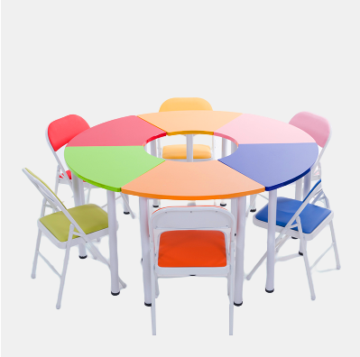 彩色變形團(tuán)體活動桌椅