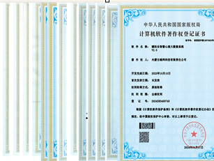 計算機(jī)軟件著作權(quán)登記證書 （共13項目）