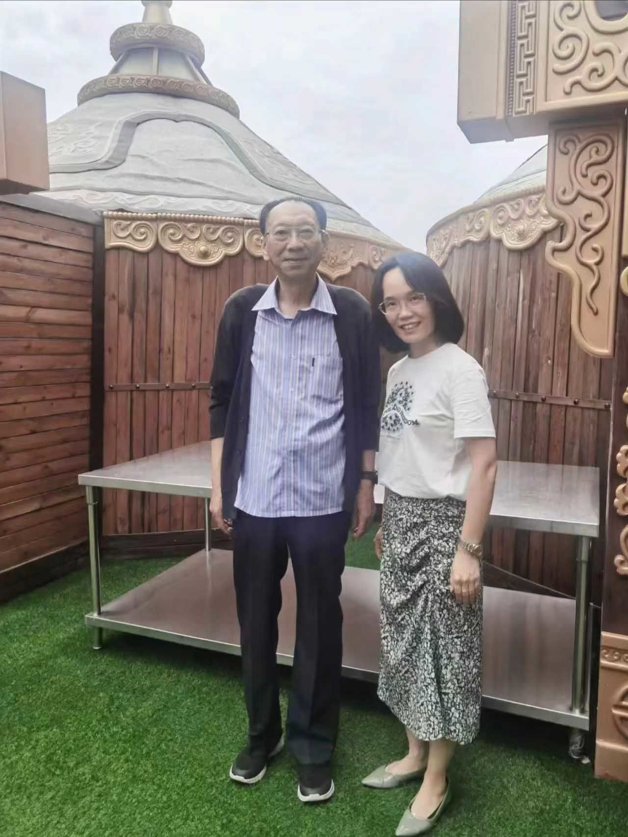 張凱院士與賈老師合影